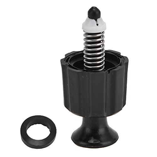equlup Druckentlastungsventil, 5 cm/2in PP Automatisch explosionssicheres Pumpen Drucksprühfreisetzungsventil Zubehör für 3L 5L 8L Rucksack Sprühgerät Garten Rasen (Schwarz) von equlup