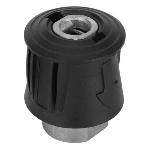 equlup Druckunterdrücker -Adapter, 4000psi M22 14 mm Hochdruckunterdrückerschlauchanschluss Aluminium -Waffenschlauch -Rohr -Rohradapter Schnellanschluss Kit von equlup
