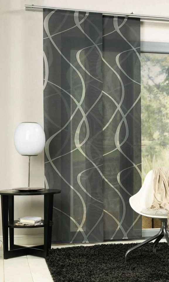 erfal Schiebegardine Erfal Schiebevorhang Schiebegardine Flächenvorhang (1 St), halbtransparent, Stoff von erfal