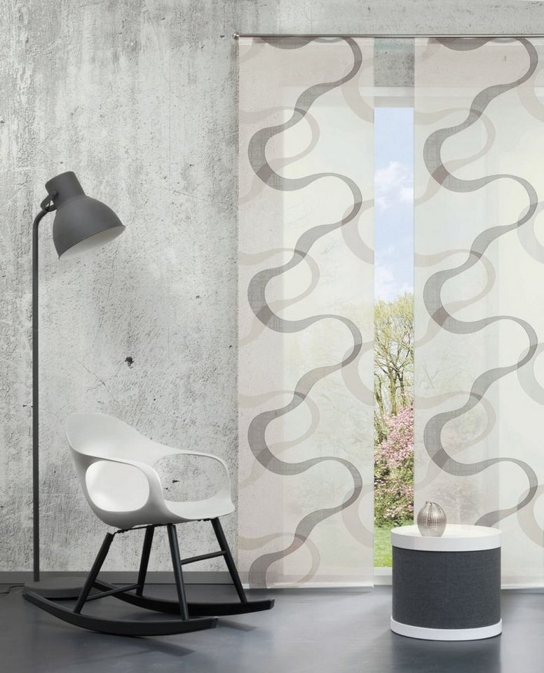 erfal Schiebegardine Erfal Schiebevorhang Schiebegardine Flächenvorhang (1 St), halbtransparent, Stoff von erfal