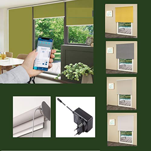 erfal® Rollo SmartControl Powered by Homematic IP_inkl. Ladegerät_Tageslicht (B 100 x H 230 cm) von erfal