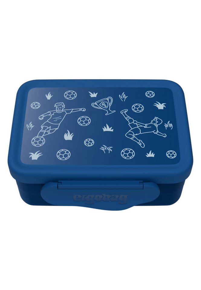 ergobag Lunchbox Edelstahl Brotdosen Set, Edelstahl, (Edelstahl Brotdosen Set, 1-tlg., 2er-Set aus kleiner und großer Dose), 100% BPA-frei von ergobag