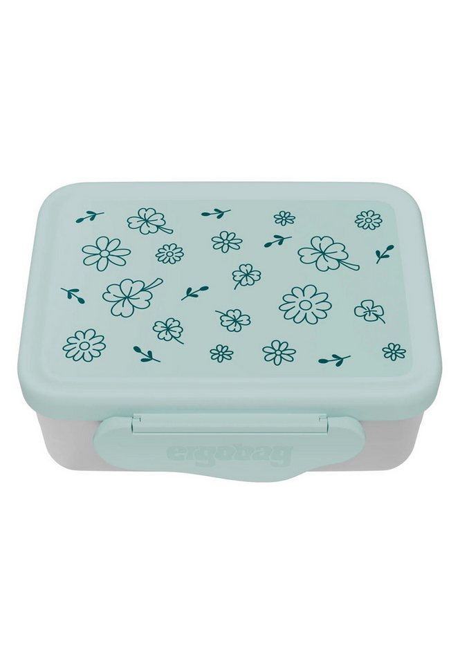 ergobag Lunchbox Edelstahl Brotdosen Set, Edelstahl, (Edelstahl Brotdosen Set, 1-tlg., 2er-Set aus kleiner und großer Dose), 100% BPA-frei von ergobag