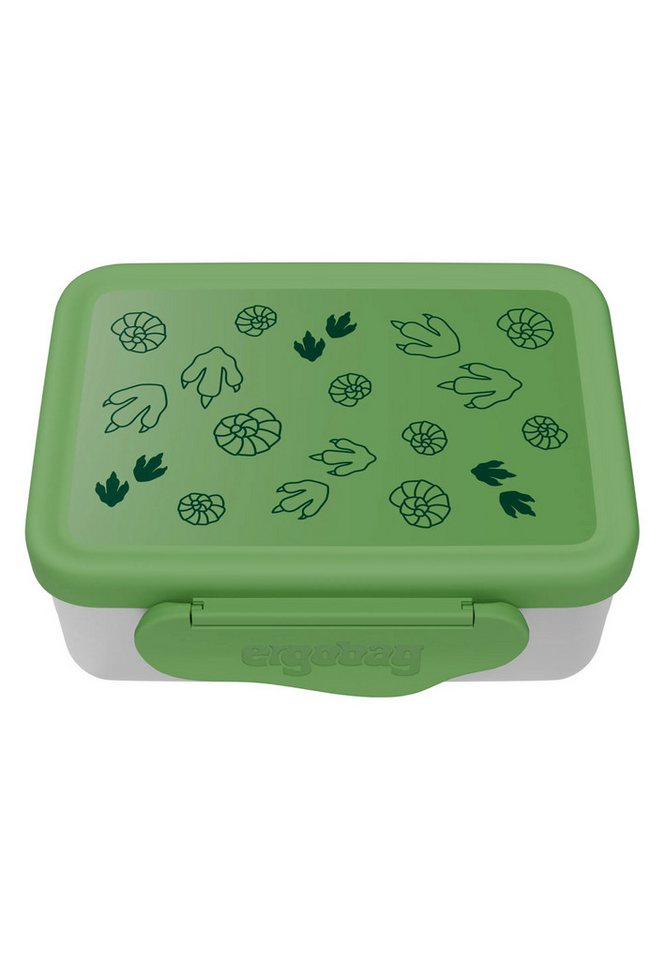 ergobag Lunchbox Edelstahl Brotdosen Set, Edelstahl, (Edelstahl Brotdosen Set, 1-tlg., 2er-Set aus kleiner und großer Dose), 100% BPA-frei von ergobag