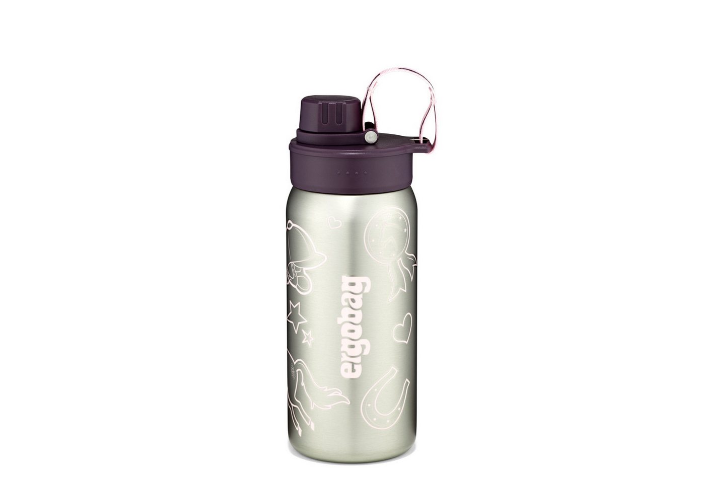 ergobag Trinkflasche ergobag Edelstahl Trinkflasche Lila ergobag Trinkflasche ergobag Edelstahl Trinkflasche Lila von ergobag