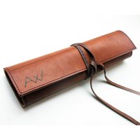 Leder Köche Roll, Personalisierte Messeretui, Braune Lederköche Tasche Leder Köche Roll, Personalisierte Messeretui, Braune Lederköche Tasche von erikasleather