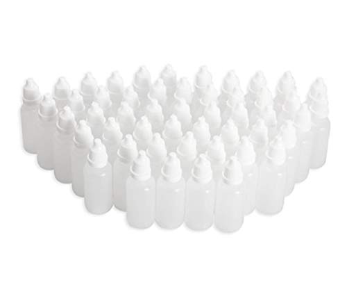 50PCS 5 ml leer Kunststoff Dropper Fallen Flaschen (Tropfen der Stecker kann abnehmbar) tragbar Kunststoff Flasche Eye Liquid Dropper nachfüllbar Flaschen Container von erioctry