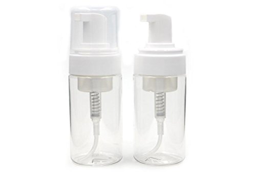 Zweiteiliger, transparenter Schaum-Spender, leere Kosmetikflaschen, Gesichtsreinigungs-Schaumbehälter für Kastilien-Flüssigseife., farblos, 100 ml von erioctry