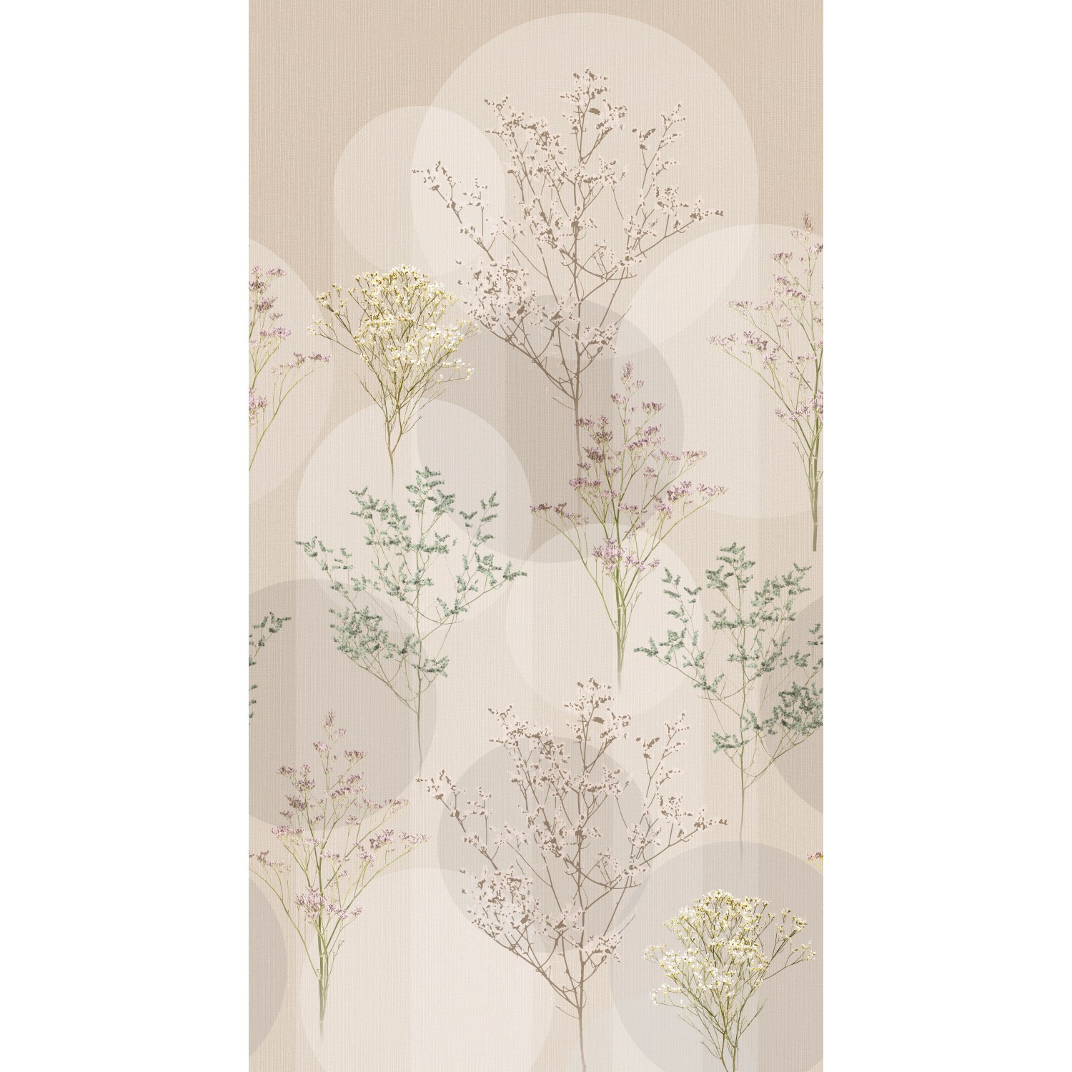 Erismann Fototapete Hemlock 150 cm x 280 cm Beige von erismann