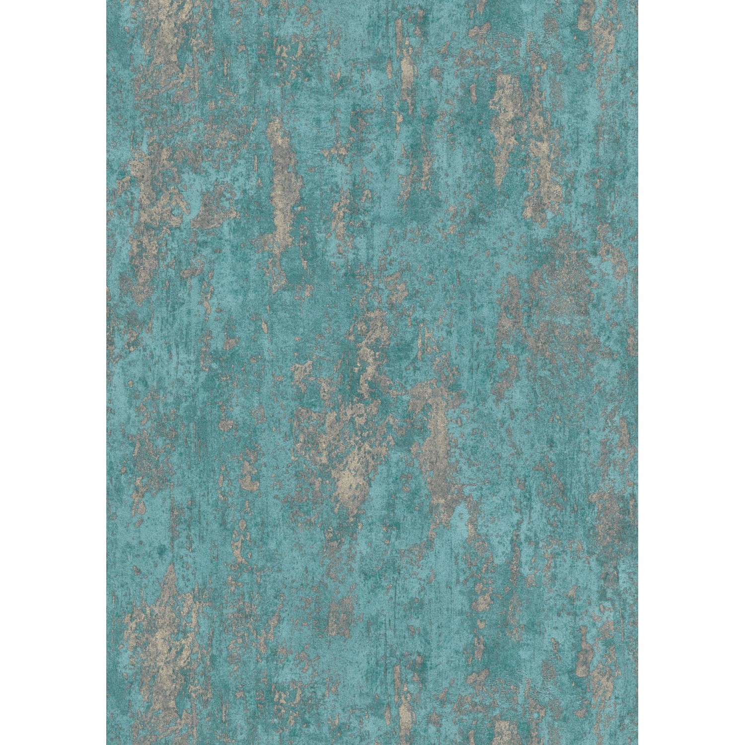 Erismann Vliestapete Casual Chic 10,05 m x 0,53 m Betonoptik Türkis von erismann