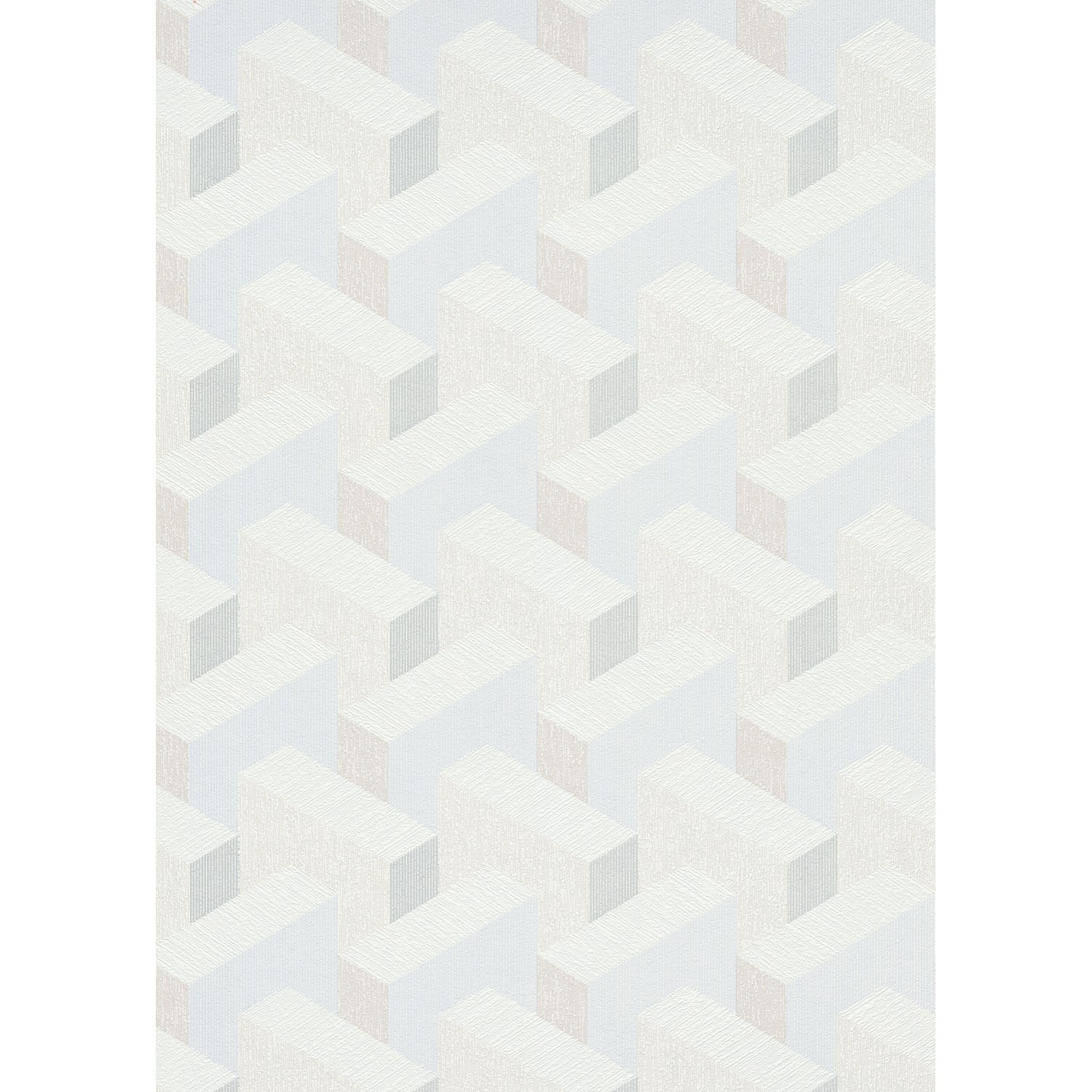 Erismann Vliestapete Collage Domino 10,05 m x 0,53 m Creme von erismann