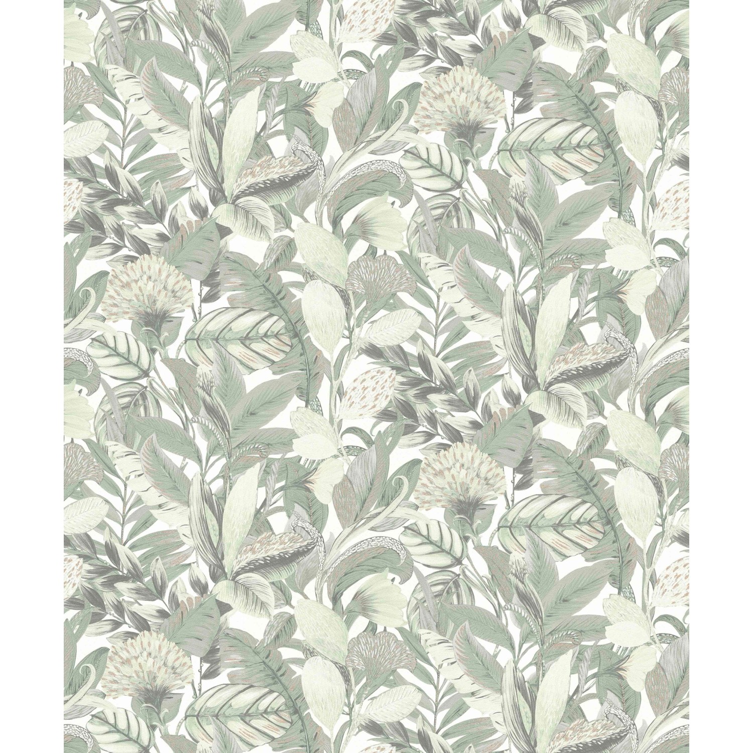 Erismann Vliestapete ELLE Decoration 2 Blätter FOREST grün FSC® von erismann