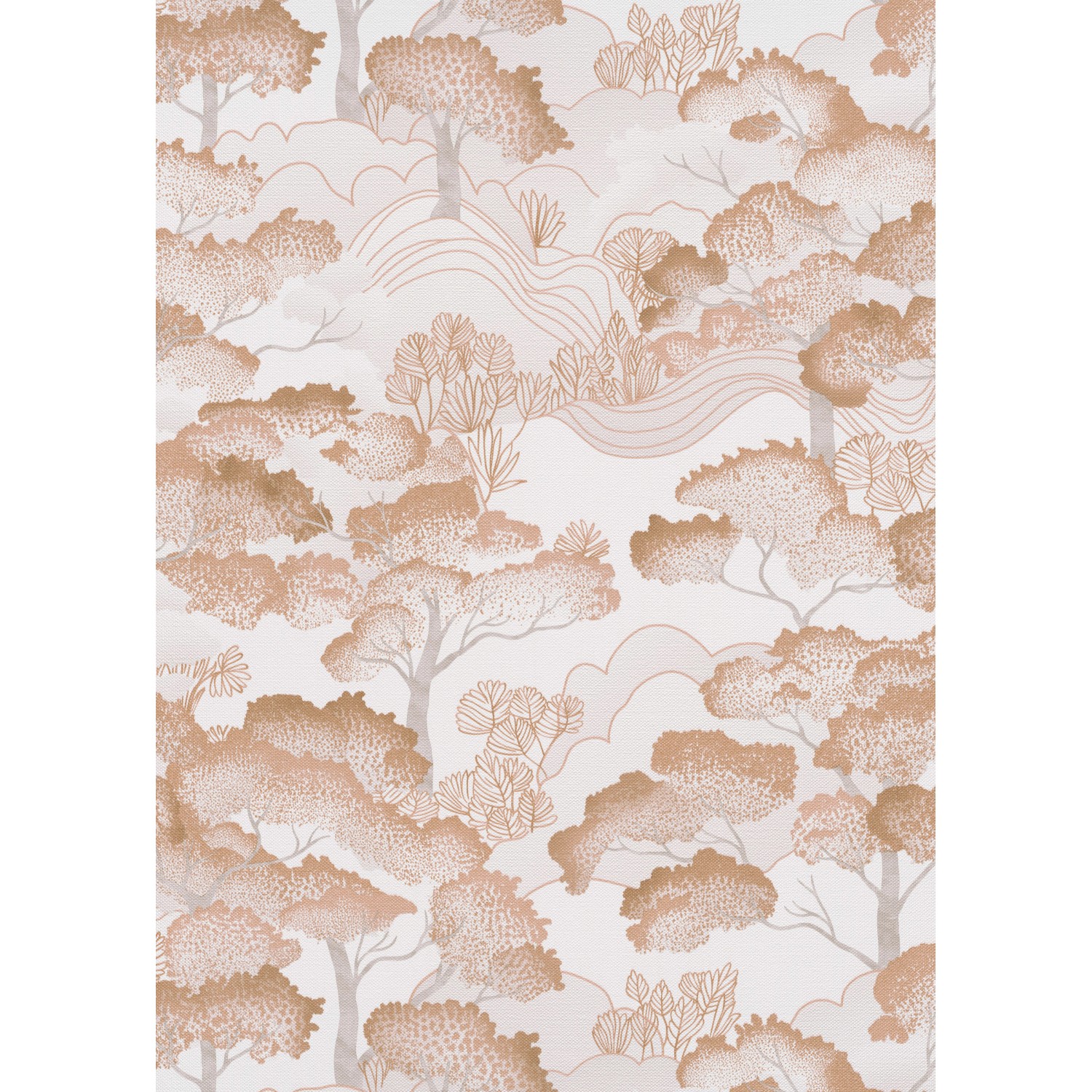 Erismann Vliestapete Elle Decoration 4 Golden Grove Terracotta von erismann