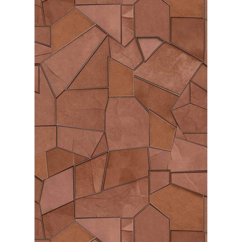 Erismann Vliestapete Elle Decoration 4 Mosaique Terracotta von erismann