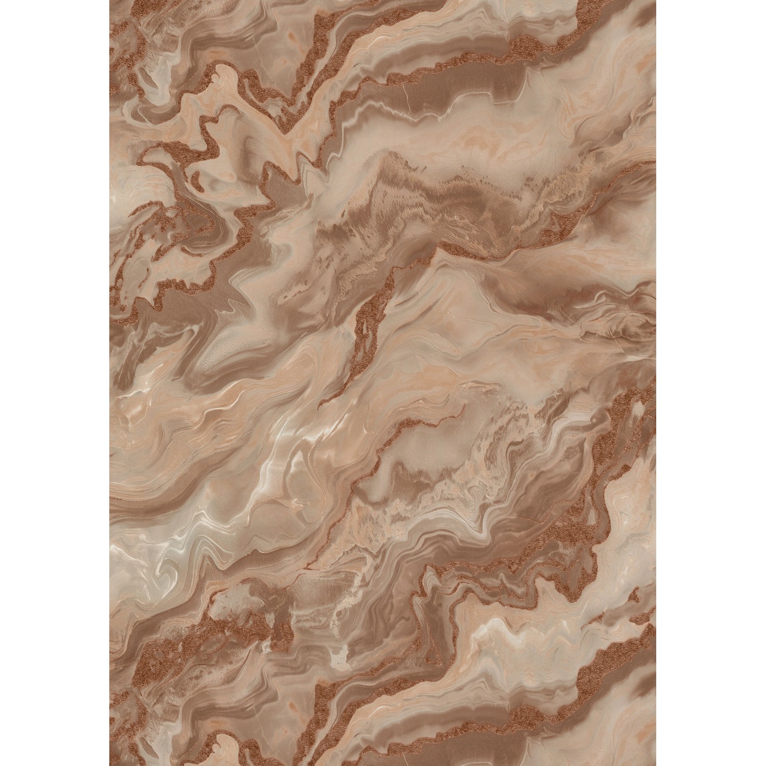 Erismann Vliestapete Elle Decoration 4 Mystic Spell Terracotta von erismann