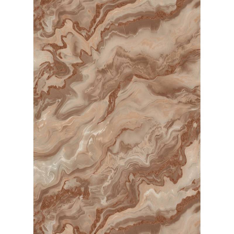 Erismann Vliestapete Elle Decoration 4 Mystic Spell Terracotta von erismann