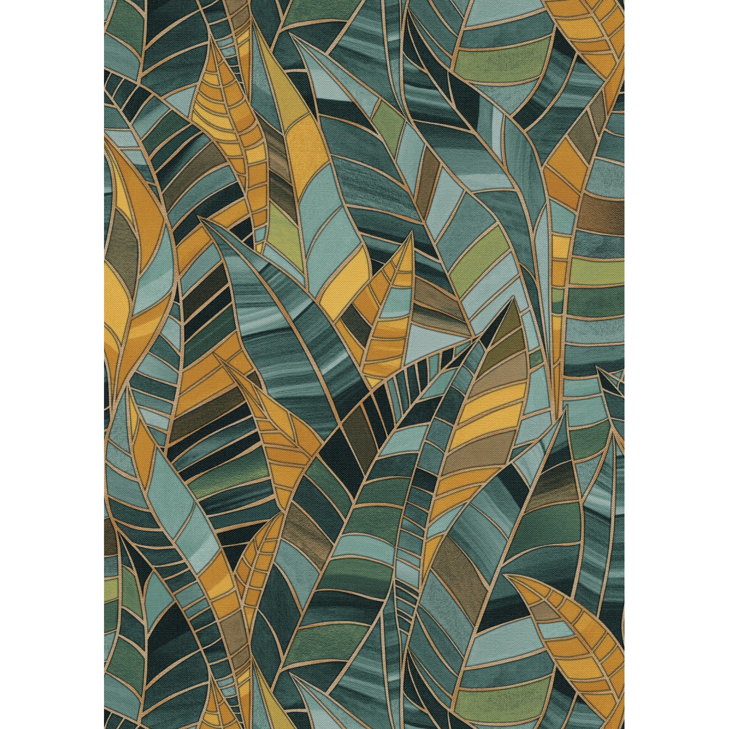 Erismann Vliestapete Elle Decoration 4 Serenade Petrol von erismann