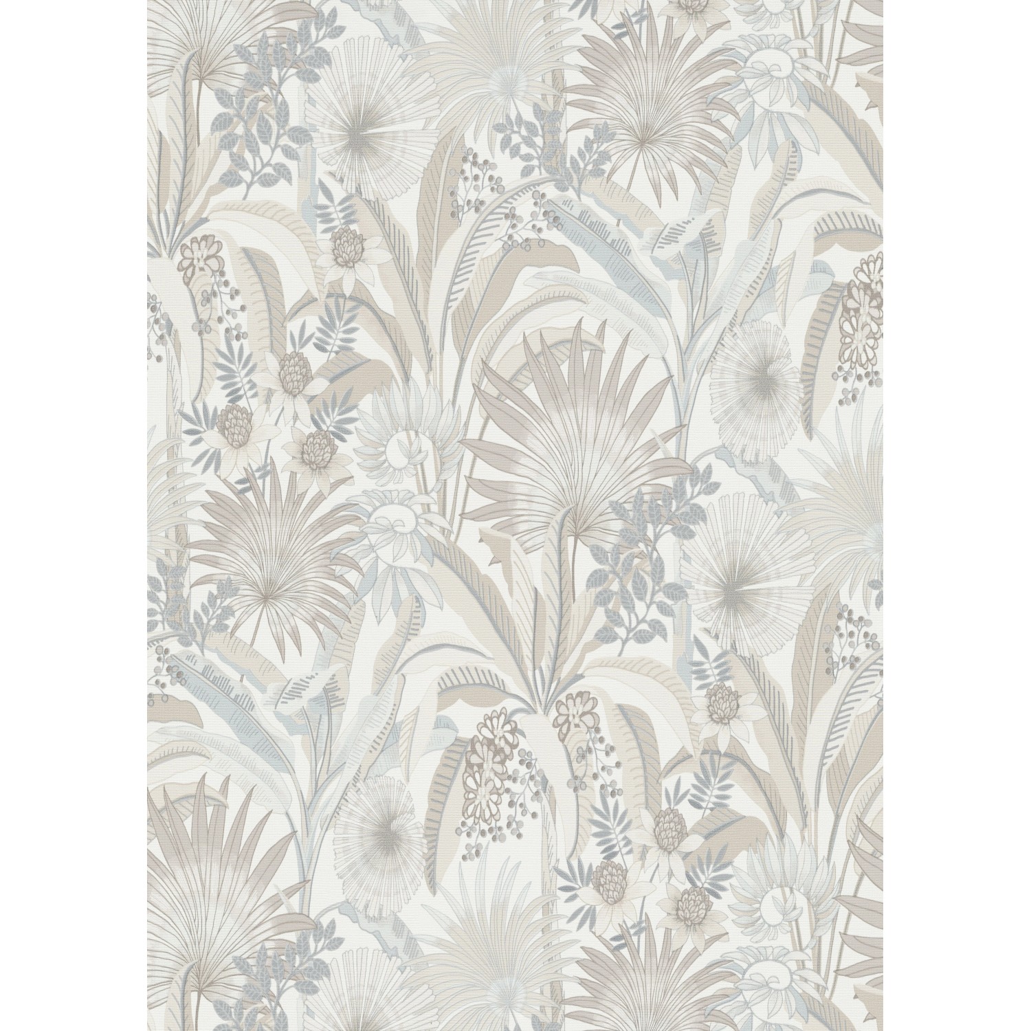 Erismann Vliestapete Martinique Flower Power 10,05 m x 0,53 m Beige von erismann