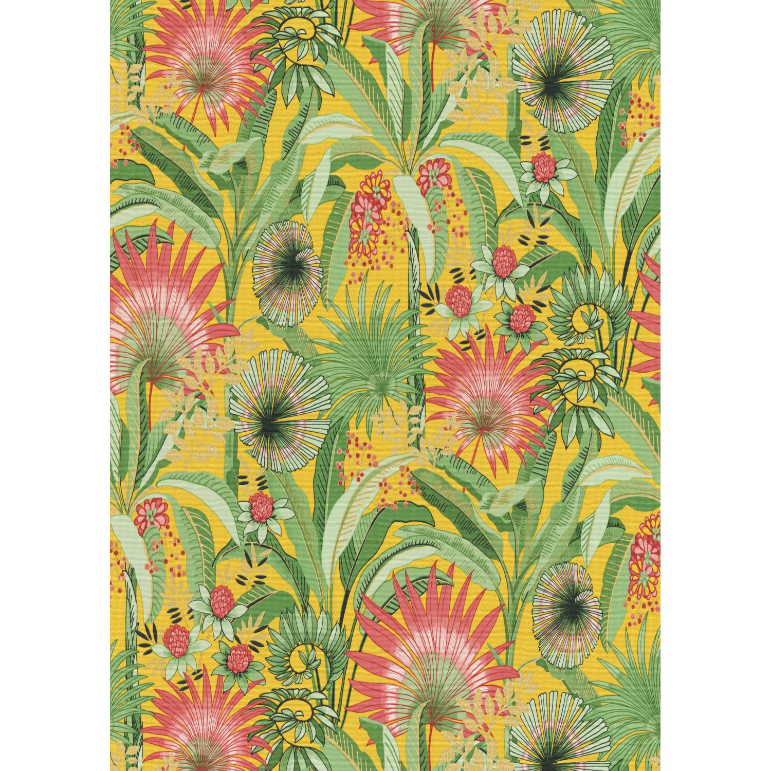 Erismann Vliestapete Martinique Flower Power 10,05 m x 0,53 m Gelb Erismann Vliestapete Martinique Flower Power 10,05 m x 0,53 m Gelb von erismann