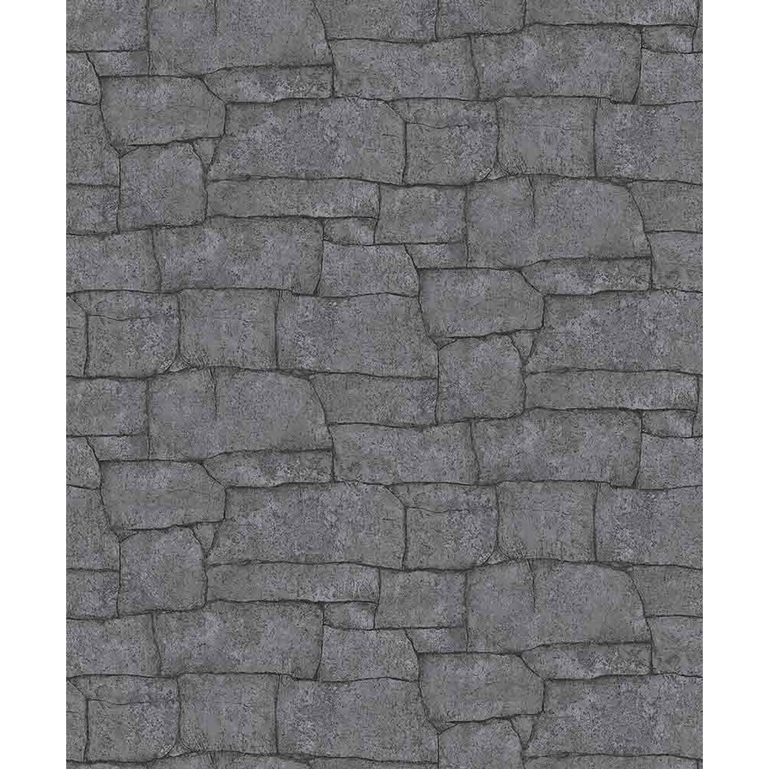 Erismann Vliestapete Quarry 10,05 m x 0,53 m Anthrazit von erismann