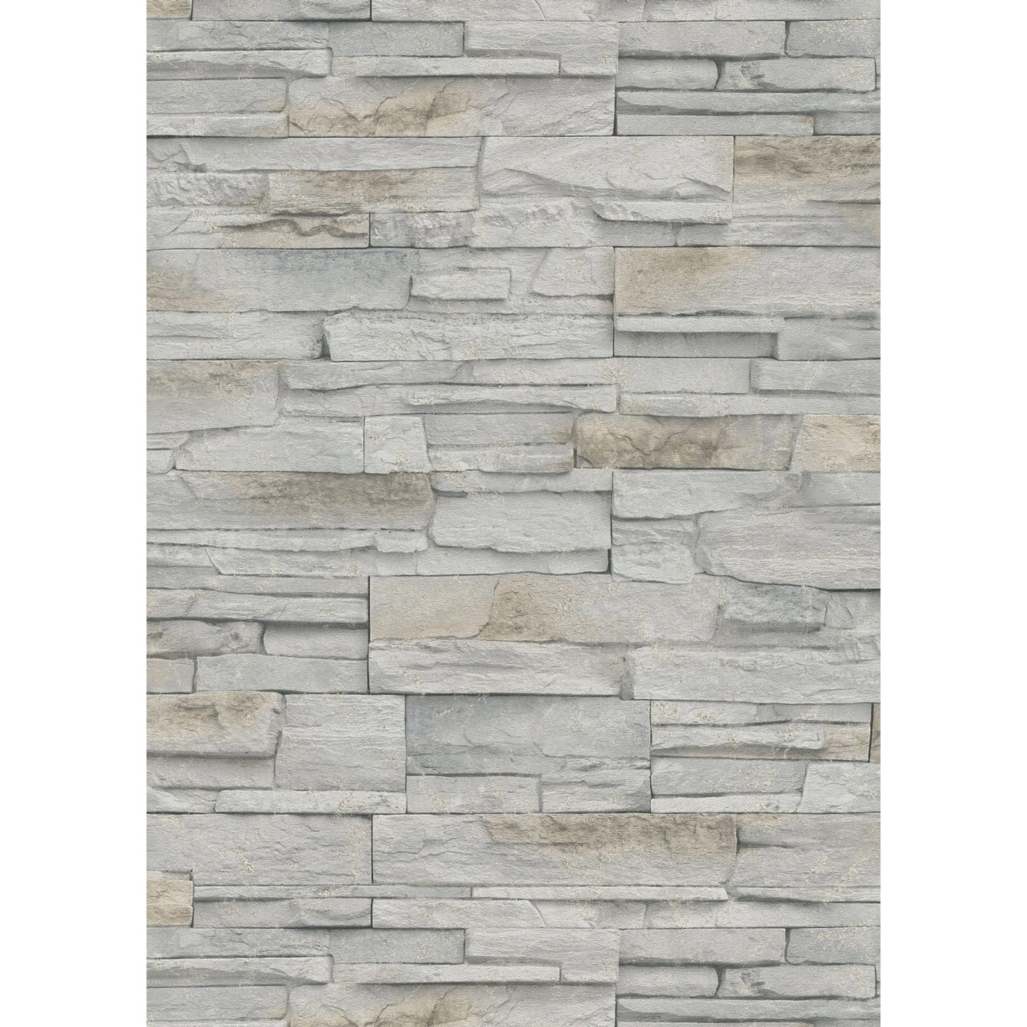 Erismann Vliestapete Stones Klein 10,05 m x 0,53 m Creme von erismann