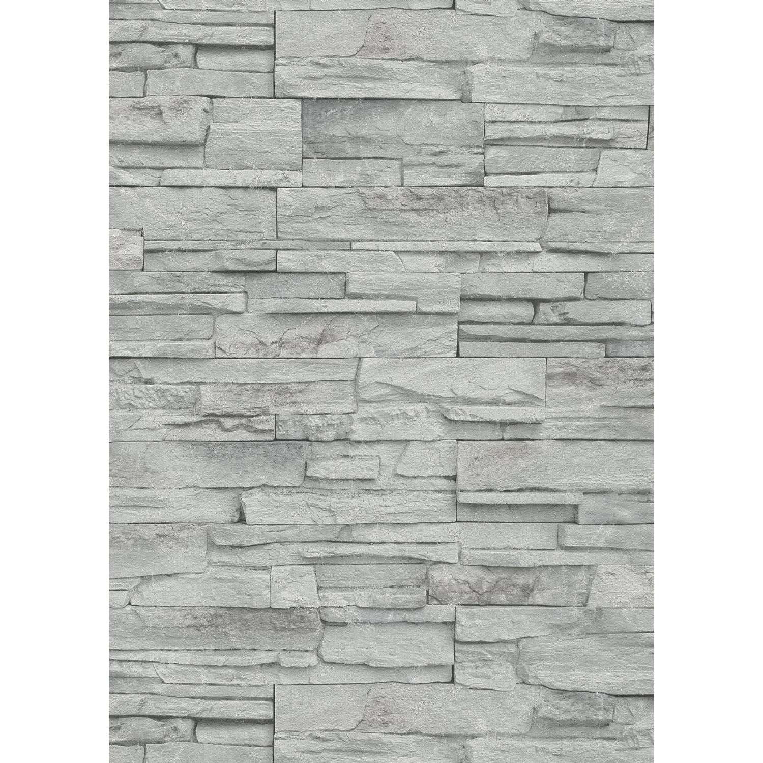 Erismann Vliestapete Stones Klein 10,05 m x 0,53 m Grau von erismann