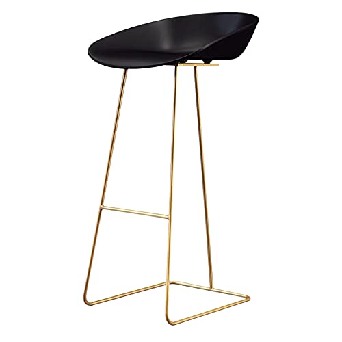 erkebspm Hocker, Barhocker, Küchen-Frühstücksstühle, Moderne Barstühle, Barhocker mit Metallbeinen und Fußstütze, Mehrfarbig optional (Größe: 65 cm, Farbe: 001) von erkebspm