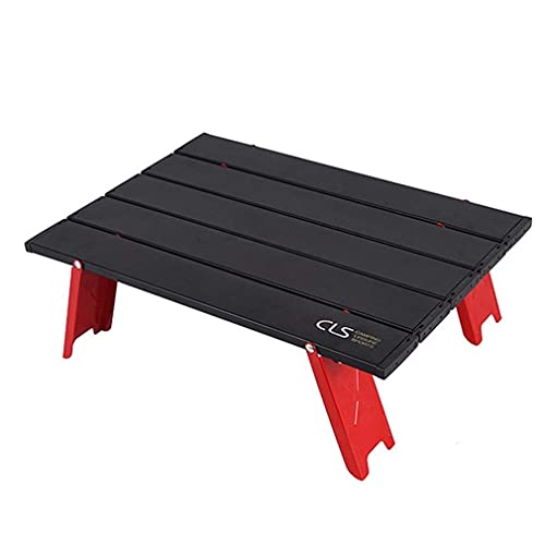 erkebspm Klappbarer Campingtisch, Mini-Klapptisch, Outdoor-Grill, Campingzelt, Haushaltsbett, zusammenklappbarer Computertisch, Aluminium-Klapptisch, Picknicktisch von erkebspm