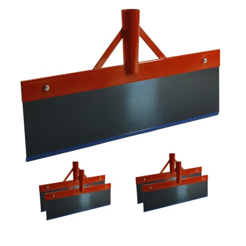 Stoßscharre 50cm ohne Stiel - Robuster Schaber aus 1mm Federstahl vielseitig im Garten, Hof oder Stall einsetzbar - zum Entfernen von festgetretenem Schmutz und Mist in Tierställen von erpina