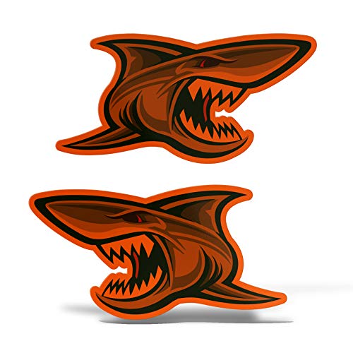 ERREINGE Aufkleber aus Vinyl, Neonorange, 10 cm, 2 Stück von erreinge