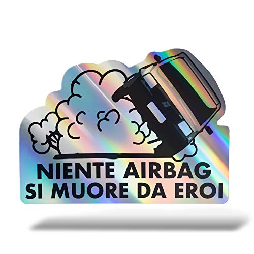 ERREINGE Fiat Panda Lustiger Aufkleber aus Vinyl, Wandtattoo, Laptop, Auto, Motorrad, Wohnmobil von erreinge