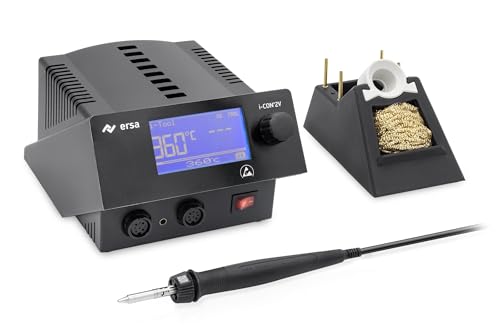 ERSA i-CON 2V MK2 Digitale 2-Kanal Industrie-Lötstation 150-450°C mit 150W Lötkolben i-TOOL MK2 Tip'N'Turn - Spitzenwechsel - SD-Slot – Schnittstelle - antistatisch - 0IC2205V0C ERSA i-CON 2V MK2 Digitale 2-Kanal Industrie-Lötstation 150-450°C mit 150W Lötkolben i-TOOL MK2 Tip'N'Turn - Spitzenwechsel - SD-Slot – Schnittstelle - antistatisch - 0IC2205V0C von ersa