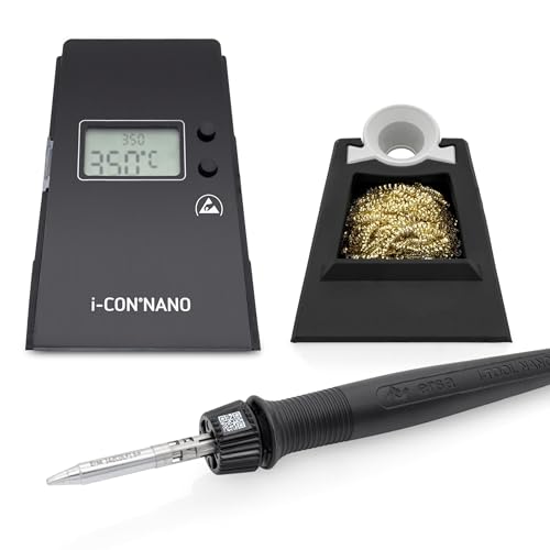 ERSA i-CON NANO MK2 ESD-Lötstation 80 Watt 150-450°C digitale Lötstation mit federleichtem und ergonomischem i-TOOL NANO MK2 Lötkolben mit TIP`N TURN Wechsel + 1,6 mm Lötspitze mit Auto-Standby ERSA i-CON NANO MK2 ESD-Lötstation 80 Watt 150-450°C digitale Lötstation mit federleichtem und ergonomischem i-TOOL NANO MK2 Lötkolben mit TIP`N TURN Wechsel + 1,6 mm Lötspitze mit Auto-Standby von ersa