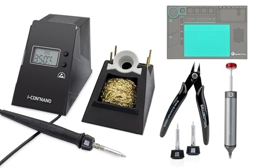 ERSA i-CON NANO MK2 ESD-Lötstation 80 Watt 150-450°C digitale Lötstation mit leichtem und ergonomischem i-TOOL NANO MK2 Lötkolben mit TIP`N TURN Wechsel + 1,6 mm Lötspitze mit 5-tlg. STARTER-SET ERSA i-CON NANO MK2 ESD-Lötstation 80 Watt 150-450°C digitale Lötstation mit leichtem und ergonomischem i-TOOL NANO MK2 Lötkolben mit TIP`N TURN Wechsel + 1,6 mm Lötspitze mit 5-tlg. STARTER-SET von ersa