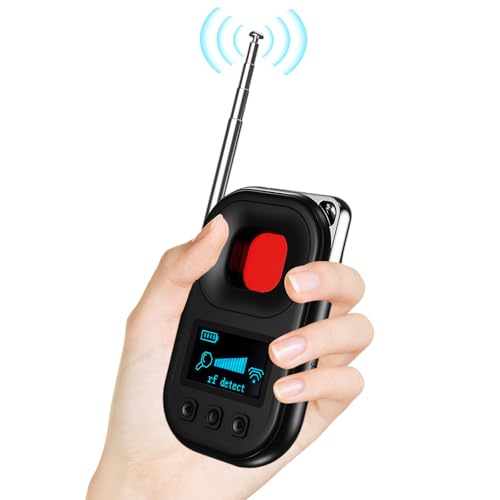 ertlutw Wanzen Detektor RF Wireless,Kamera Detektor,GPS Spy Finder,Kamera Detector für GSM Tracker Abhörgeräte,Funkkameras Wanzenfinder von ertlutw