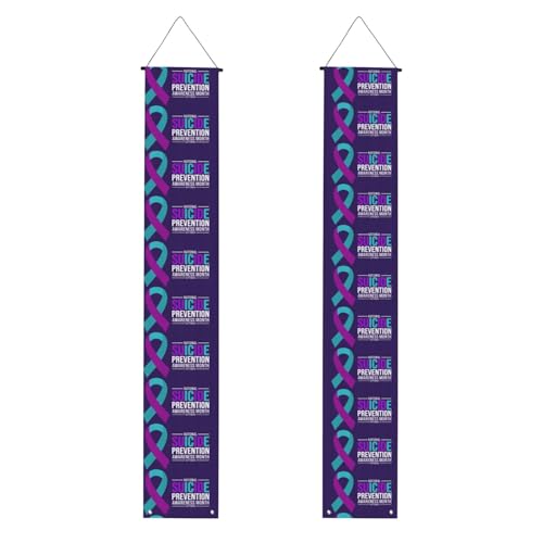 Hintergrund für Selbstmordpräventions-Bewusstseins-Monat, violettes Band, Banner, Hintergrund, 180,3 x 30,5 cm, Dekorationen, Veranda, Hof, Schilder, Wandteppich, Party-Dekoration, Hintergrundflagge Hintergrund für Selbstmordpräventions-Bewusstseins-Monat, violettes Band, Banner, Hintergrund, 180,3 x 30,5 cm, Dekorationen, Veranda, Hof, Schilder, Wandteppich, Party-Dekoration, Hintergrundflagge von ertquji