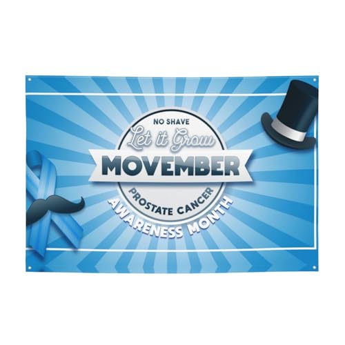 "November is Prostatakrebs-Bewusstseins-Monat", blaues Band, Banner, 119,4 x 180,3 cm, Dekorationen, Veranda, Hof, Schilder, Tapisserie, Hintergrund, Flagge "November is Prostatakrebs-Bewusstseins-Monat", blaues Band, Banner, 119,4 x 180,3 cm, Dekorationen, Veranda, Hof, Schilder, Tapisserie, Hintergrund, Flagge von ertquji