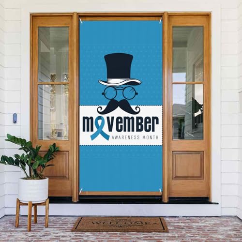 November is Prostatakrebs-Bewusstseinsmonat, blaues Band, Türabdeckung, Banner, Hintergrund, Tapisserie, Flagge für Party, Haustür, Dekoration, Partyzubehör November is Prostatakrebs-Bewusstseinsmonat, blaues Band, Türabdeckung, Banner, Hintergrund, Tapisserie, Flagge für Party, Haustür, Dekoration, Partyzubehör von ertquji