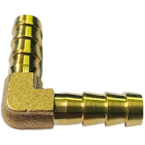 3 4 5 6 8 10 12 14 16 19 25mm Schlauch Barb Gleich Reudcing Ellenbogen Stecker Hosetail 90 Grad Adapter Transfer Messing Rohr Fitting Kraftstoff(10mm to 8mm Barb) von esmen