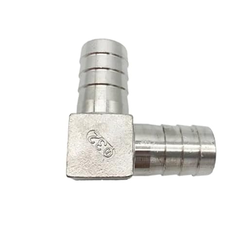 esmen 304 Edelstahl T-Typ Y-Typ L-Typ Kreuz Barb Schlauch Armaturen 6mm-40mm 3-Weg 4-Weg Schlauch Rohr Barb Stacheldraht Kupplung(Large,15mm) von esmen