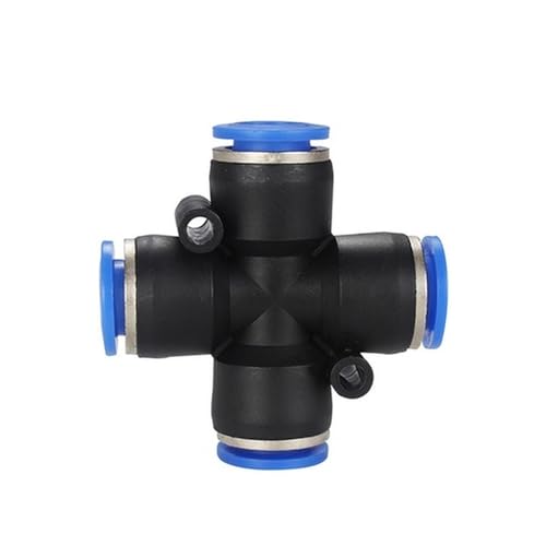 esmen Pneumatische Armaturen PYPUPVPEHVFFSA Wasserrohre und Rohrverbinder Direktschub 4 bis 12 mm PU-Kunststoffschlauch-Schnellkupplungen(HVFF,OD 12MM) von esmen