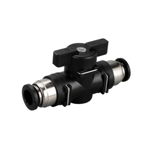 esmen Pneumatische Armaturen PYPUPVPEHVFFSA Wasserrohre und Rohrverbinder Direktschub 4 bis 12 mm PU-Kunststoffschlauch-Schnellkupplungen(PK,OD 4MM) von esmen