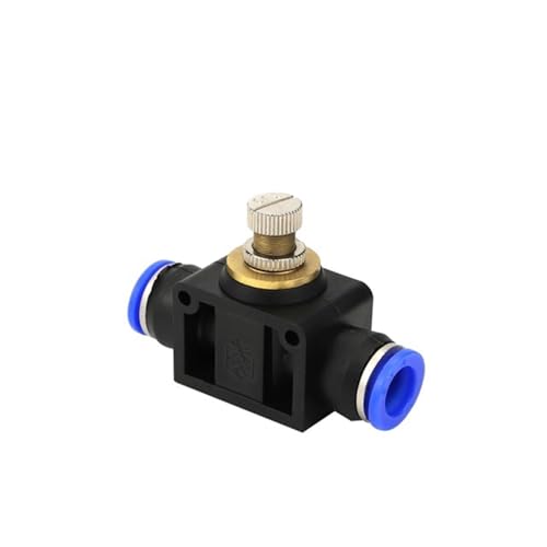 esmen Pneumatische Armaturen PYPUPVPEHVFFSA Wasserrohre und Rohrverbinder Direktschub 4 bis 12 mm PU-Kunststoffschlauch-Schnellkupplungen(SA,OD 6MM) von esmen