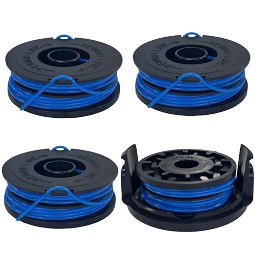 esmusssein Spool & Line für Spear und Jackson GT450, GT600, N1F-GT-280/450-D, 56030ET Rasentrimmer, Rasentrimmer-Spule, Ersatzspule, 4 Stück von esmusssein