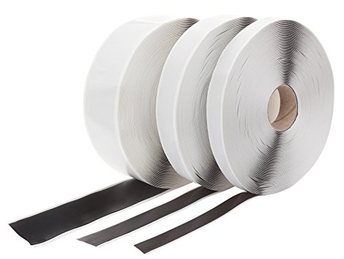 esnado Butylband Schwarz beidseitig klebend 50 mm x 1 mm. Länge: 25 Meter von esnado