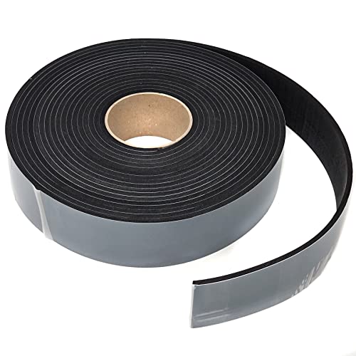 EPDM - Schaum Schwarz. Länge: 10 m auf Rolle. einseitig selbstklebend (50 mm x 5 mm) von esnado