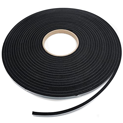 EPDM - Schaum Schwarz. Länge: 10 m auf Rolle. einseitig selbstklebend (9 mm x 5 mm) von esnado