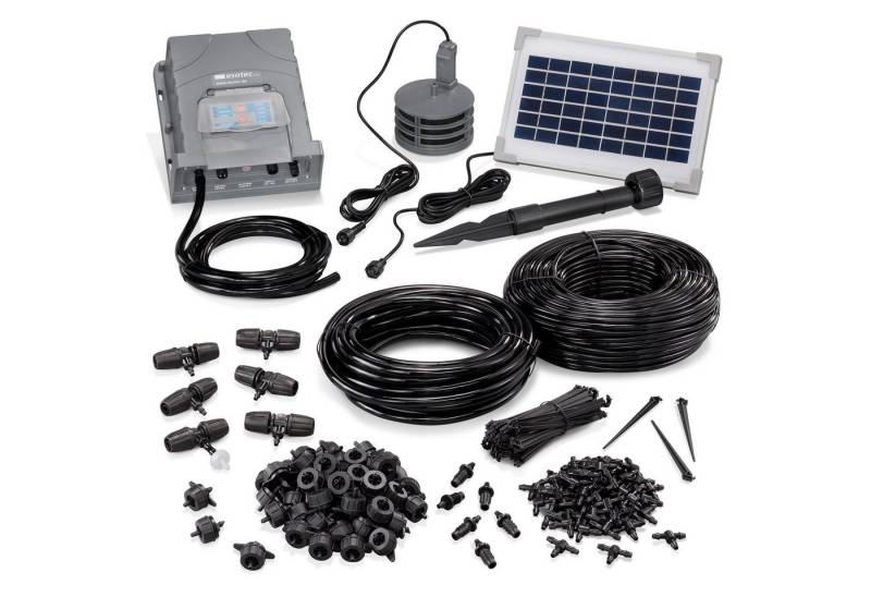 esotec Bewässerungssystem Solar Bewässerungsset "Water Drops" Professional, Tröpchen Bewässerungssystem esotec Bewässerungssystem Solar Bewässerungsset "Water Drops" Professional, Tröpchen Bewässerungssystem von esotec