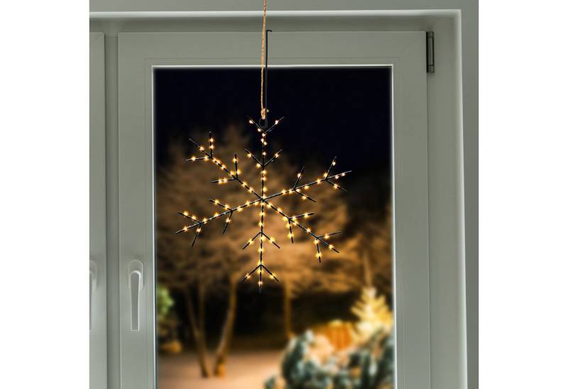esotec LED-Hängeleuchte Solar Outdoor LED Weihnachtsdeko Schneeflocke 40cm 103407 esotec LED-Hängeleuchte Solar Outdoor LED Weihnachtsdeko Schneeflocke 40cm 103407 von esotec