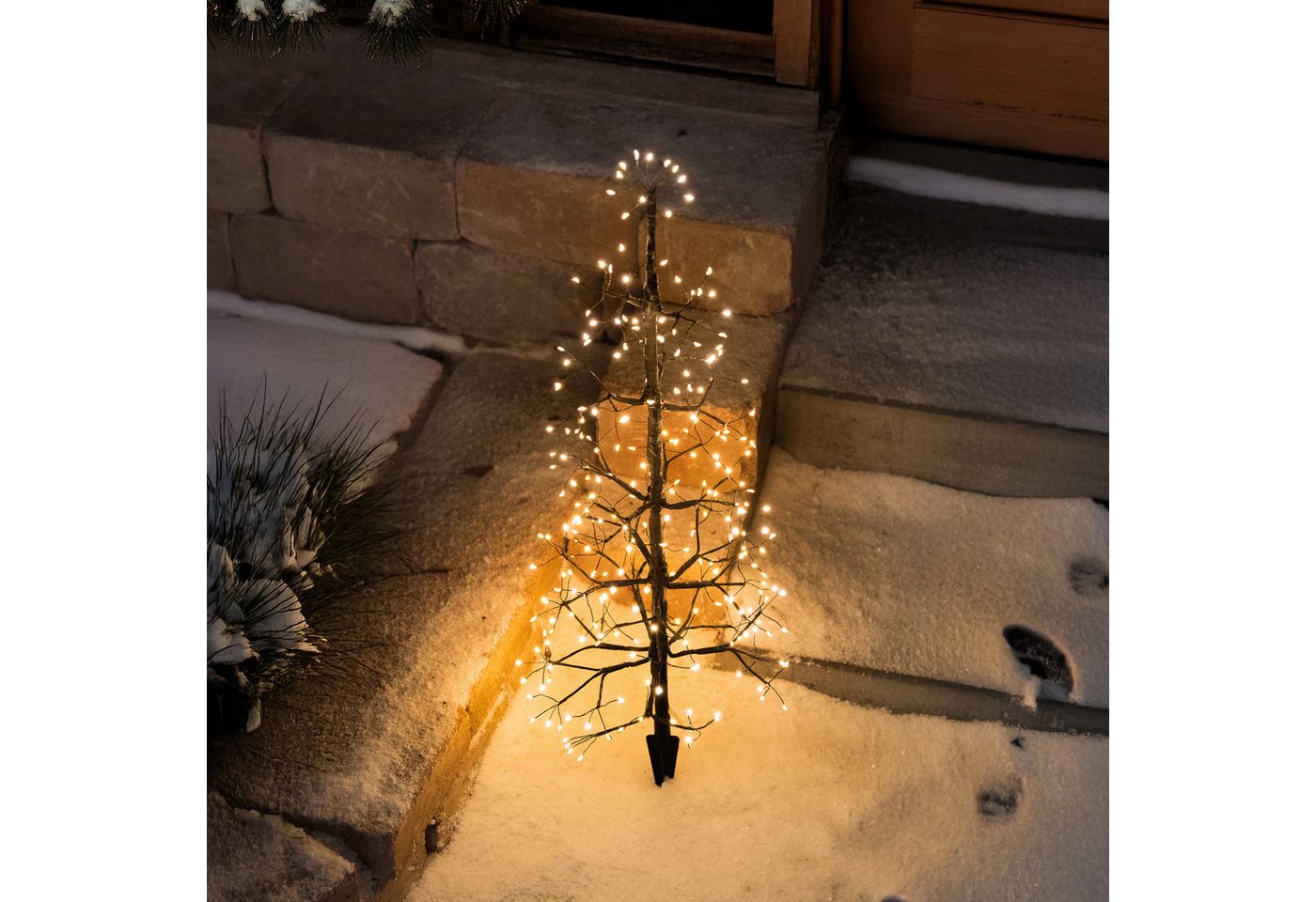 esotec LED Solarleuchte Weihnachtsbaum 75x35cm flexibel frei gestaltbar 200 LEDs außen 103417 esotec LED Solarleuchte Weihnachtsbaum 75x35cm flexibel frei gestaltbar 200 LEDs außen 103417 von esotec